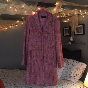 Bcbg long jacket pink!!!
